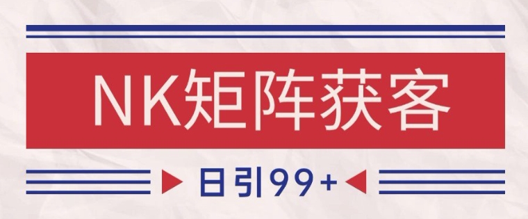 小红书某音NK赛道引流获客 自热矩阵日引200+【揭秘】-网创社