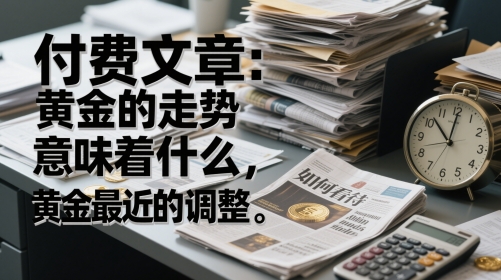付费文章：黄金的走势意味着什么，如何看待黄金最近的调整-网创社