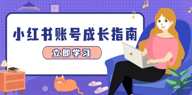 小红书账号成长指南，爆款选题+精准定位+数据分析，系统提升账号变现能力-网创社