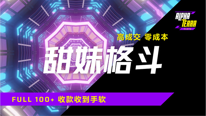 高成交零成本，售卖甜美格斗课程，谁发谁火，加爆微信，日入1000+收款…-网创社