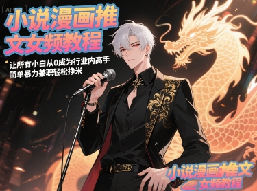 小说漫画推文女频教程，让所有小白从0成为行业内高手，简单暴力兼职轻松挣米-网创社