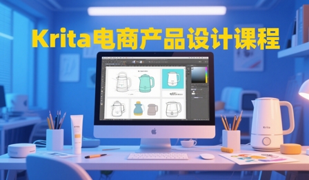 大梦老师·Krita电商产品设计课程-网创社