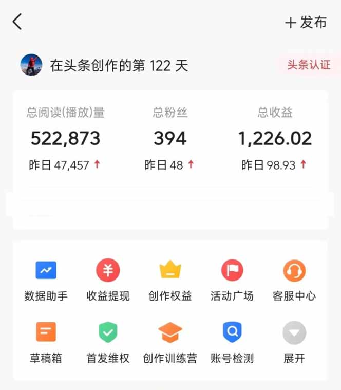 头条号托管躺赚项目,长期稳定,可做五年,每天十分钟,收益几百块-网创社 头条号托管躺赚项目,长期稳定,可做五年,每天十分钟,收益几百块-网创社