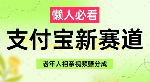支付宝新赛道，利用老年人相亲视频，挣分成收益，轻松月入过W，操作简单-网创社