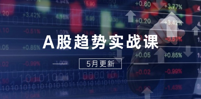 A股趋势实战课：主力动向+政策红利，2025全年策略5月更新-网创社
