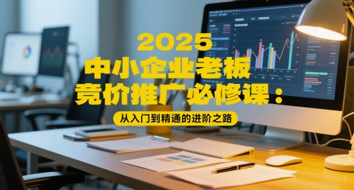2025中小企业老板竞价推广必修课：从入门到精通的进阶之路-网创社