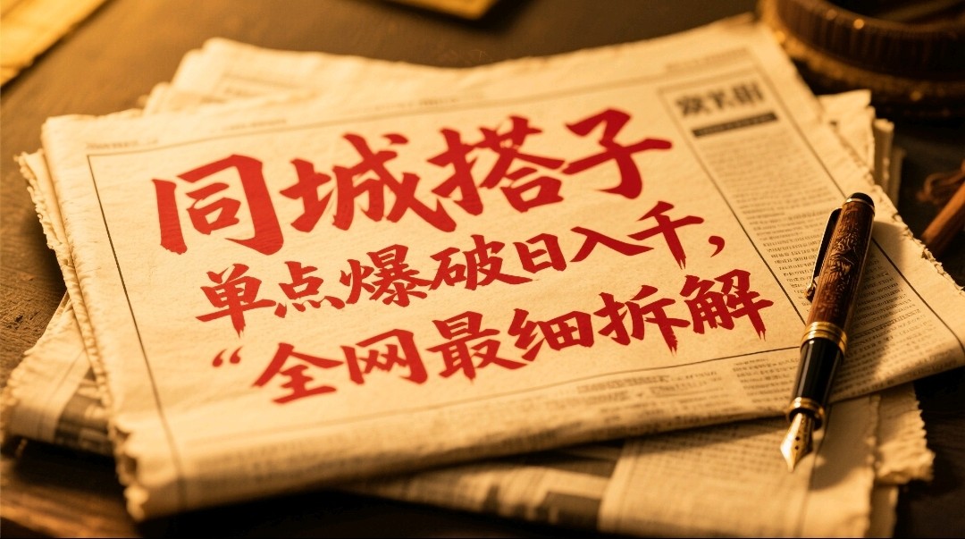 同城搭子群19.9单点爆破日入千，搭子组局月入万，全网最细拆解-网创社